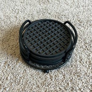 Rubber table coasters